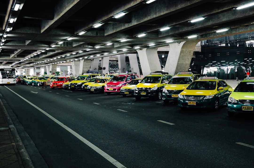 Thailand's Taxi Colour Code meaning.